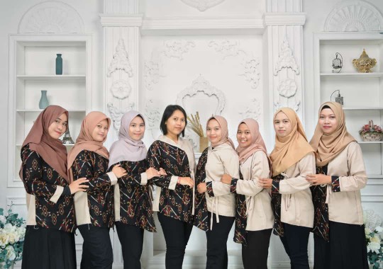 Batik Wanita Asj Sa Hrb026 Kenongo Kemeja Tosca Pendek