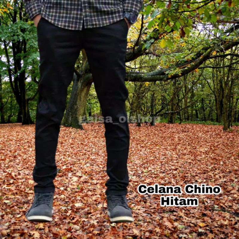 CELANA CHINO PANJANG PRIA HARGA MURAH / CELANA CHINO PANJANG HITAM PRIA