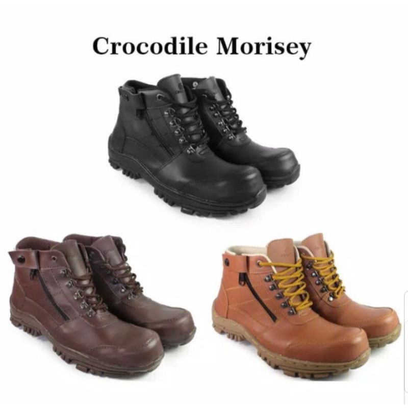 SEPATU CROCODILE PRIA SEFTY UJUNG BESI