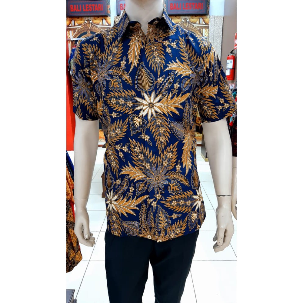 Bali Lestari |KLS|Batik Pria Lengan Pendek