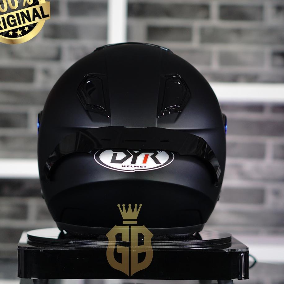 Recomended.. Helm Kyoto DYR Osaka Paket Ganteng Helm + Visor + Spoiler