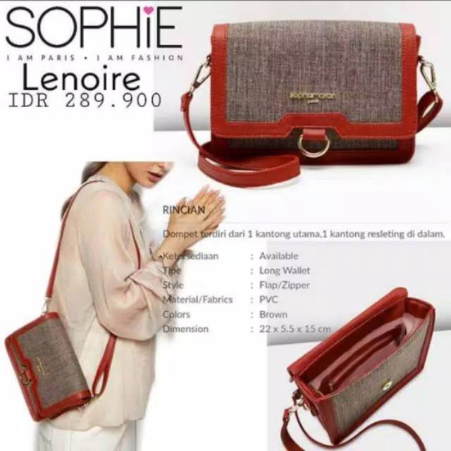 PROMO DOMPET SOPHIE PARIS LENOIRE