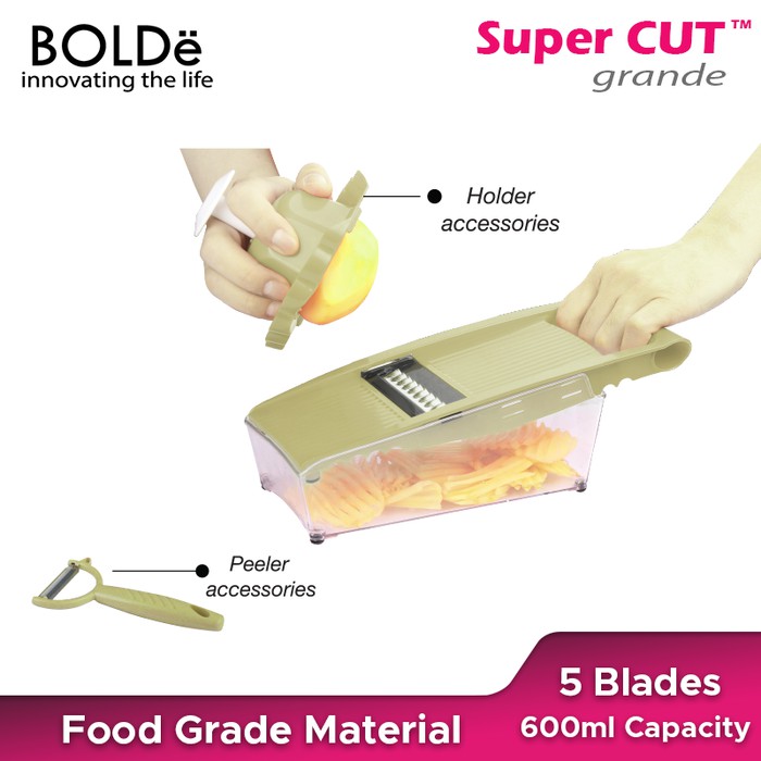 Super Cut Grande Bolde Alat Potong Pisau Masak Modern Potong Sayuran