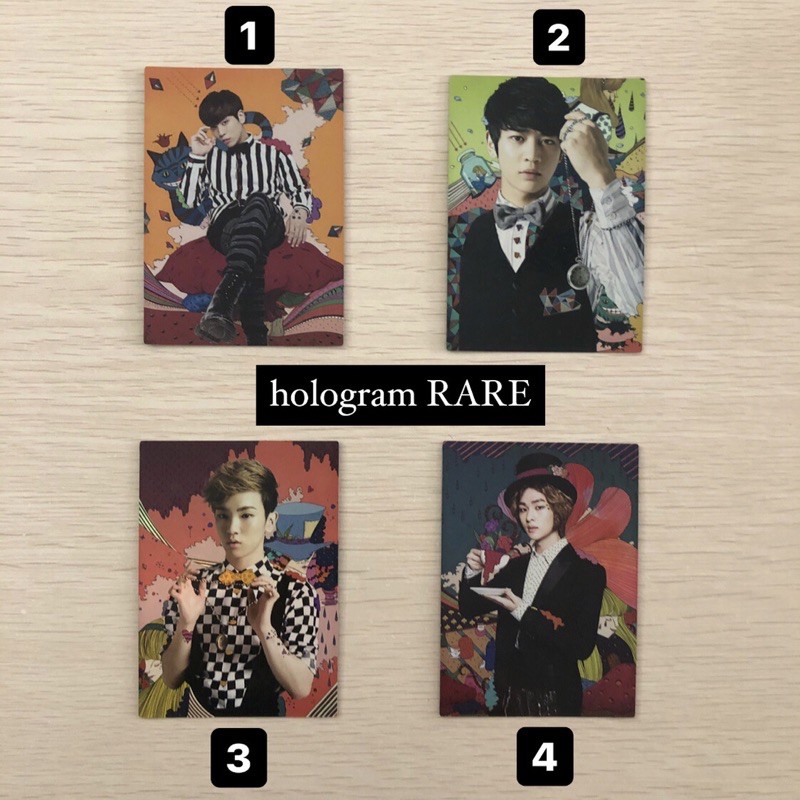 (1pc) SHINEE In Wonderland Star Collection Cards (1-20) ORIGINAL OFFICIAL PC Photocard Made in Korea
