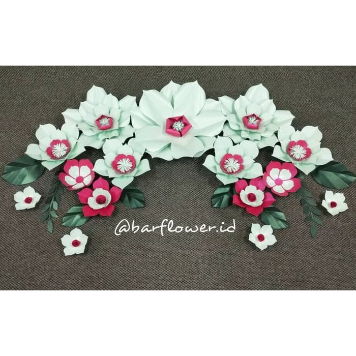 

Paper flower dekorasi bunga kertas 09