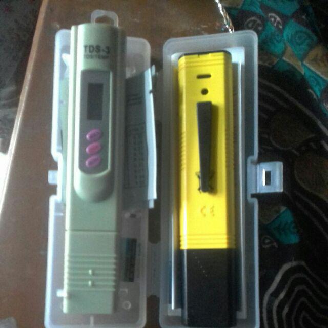 Jirifarm Paket Tds-3 + Ph Meter Untuk Ukur Nutrisi Hidroponik