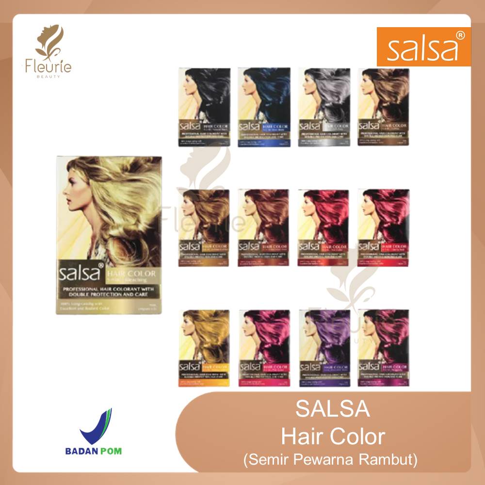 SALSA Hair Color Profesional - Semir Pewarna Rambut Original BPOM