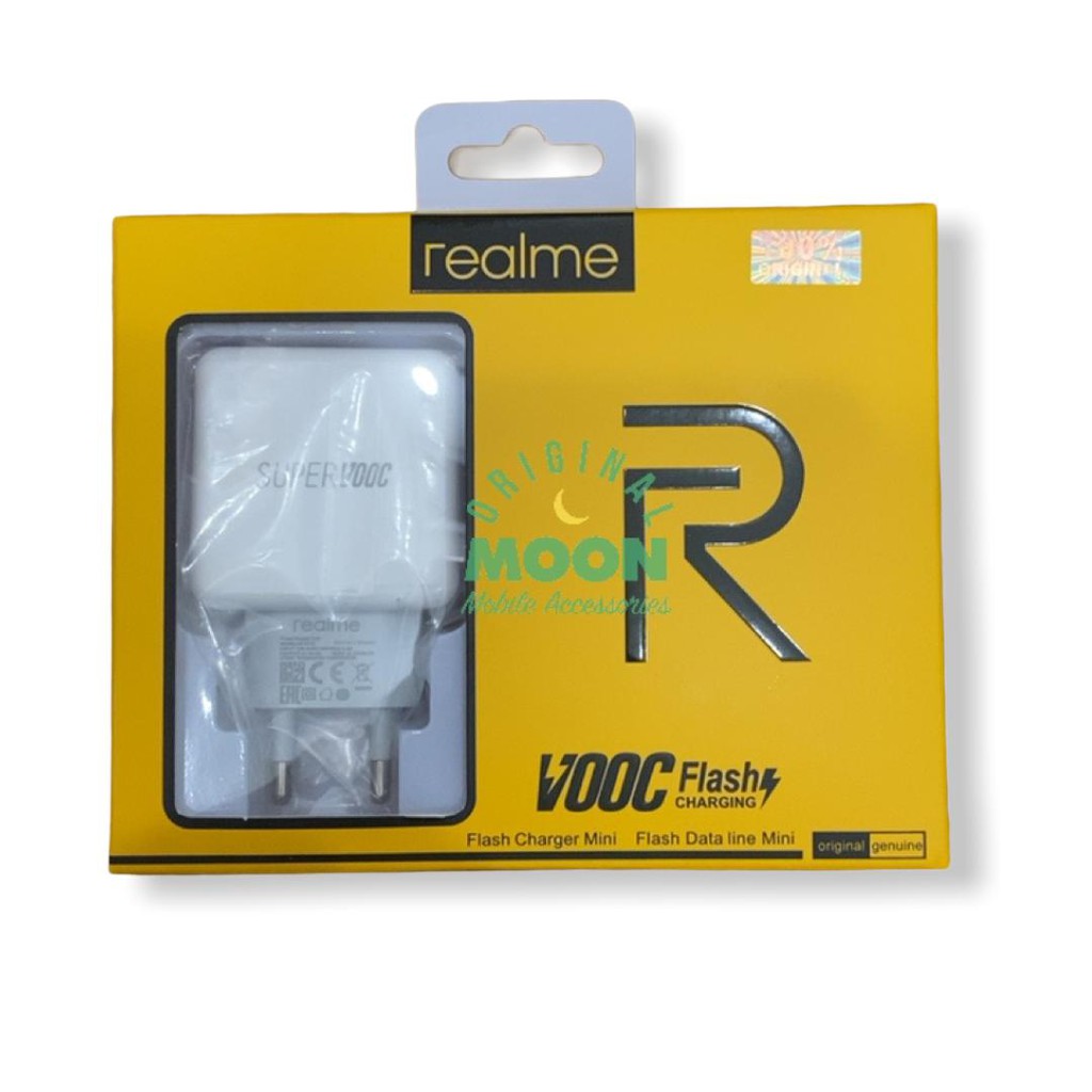 Charger Realme 5 Pro ORIGINAL 100% SUPER VOOC USB tipe C