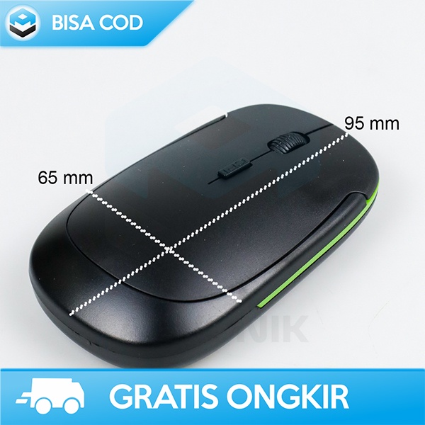 WIRELESS MOUSE 2.4G NIRKABEL BATERAI AAA OPTICAL USB 2.0 TAFFWARE Y810