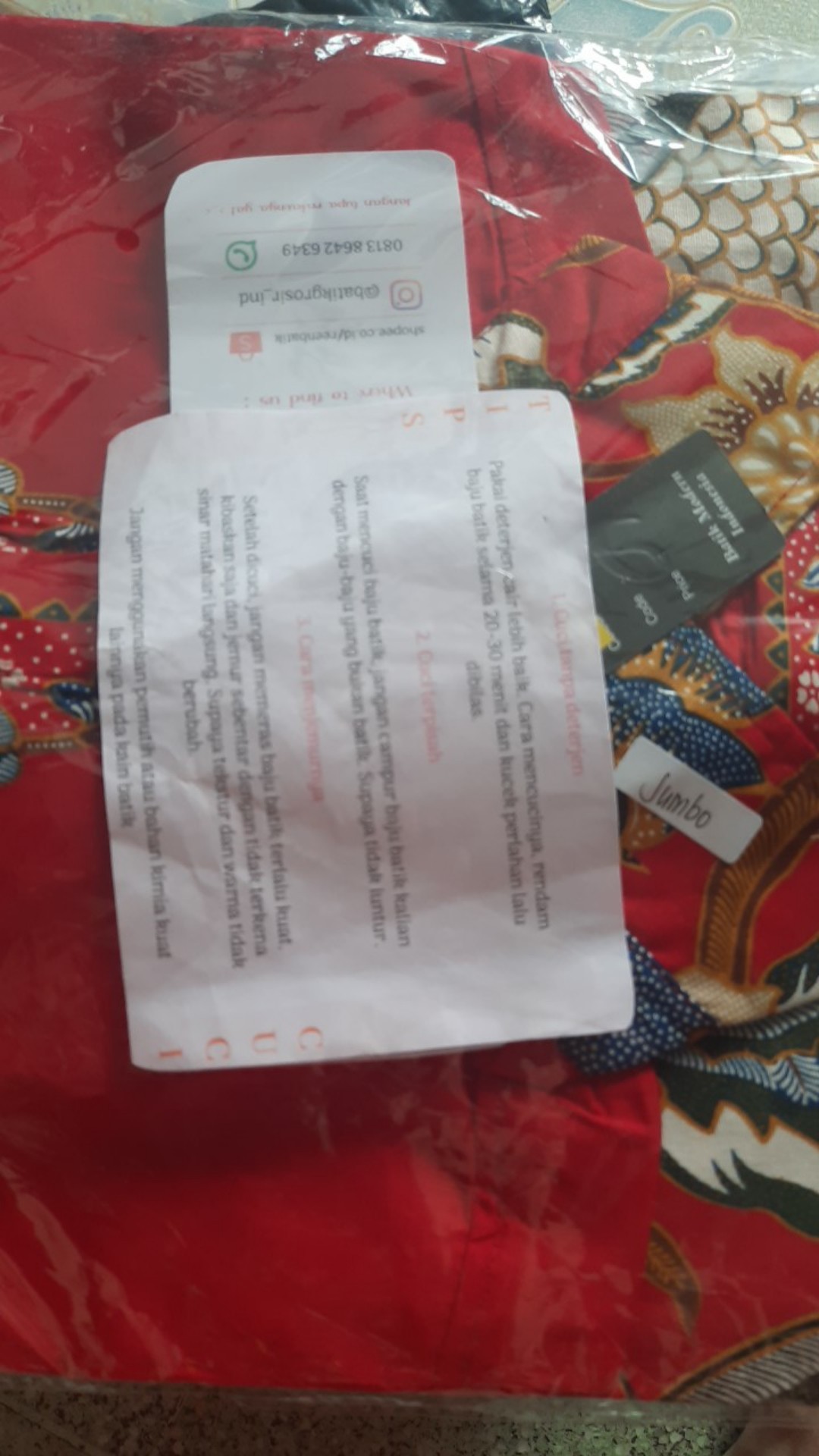 Kemeja 113 Aci# Kemeja Batik Pria Dewasa Edisi Imlek Warna Merah Bahan Katun Stretch