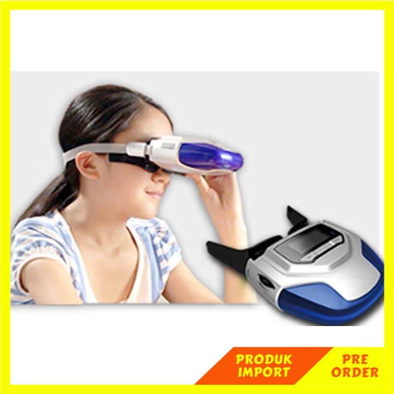 PRODUK IMPORT Rechargeable Myopia Cure Machine Short Eye Sight Recovery Device DC Battery Eyes