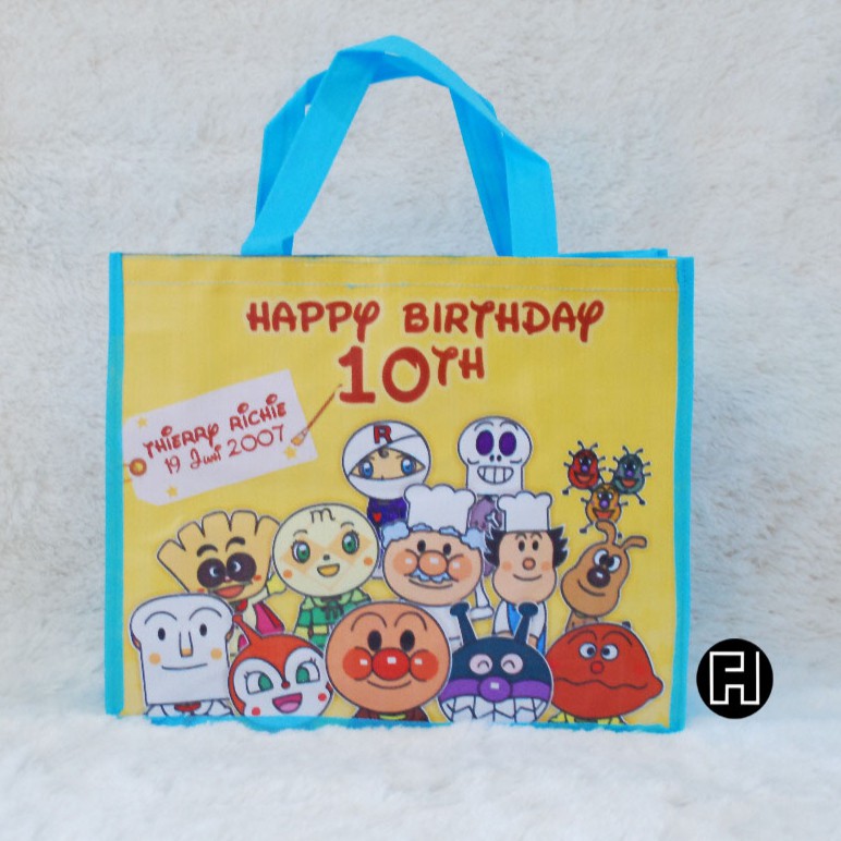 

Tas Ulang Tahun Anak / Tas Jinjing Ultah / Goodie Bag Ultah Custom / Goodiebag Lucu