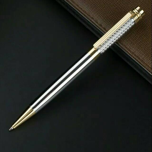 Bolpoin refil pen parker silver gold