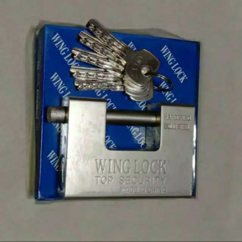 UK.94mm . Kunci , Gembok , Jumbo , Gembok , Pagar , Rumah , Wing lock