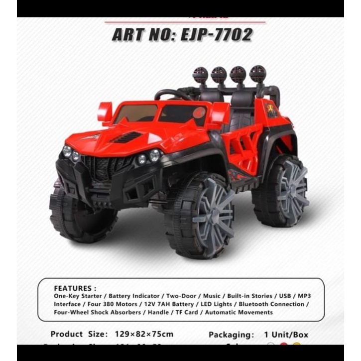 Mobil Aki Anak Exotic Toys Jeep EJP-7702