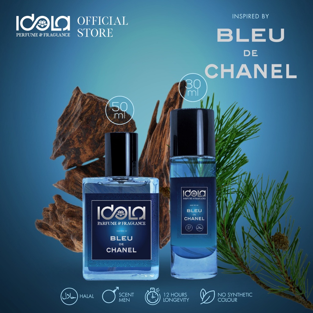 IDOLA Perfume & Fragrance - inspired by BLEU DE CHANEL #PARFUM PRIA BEST SELLER #50ml