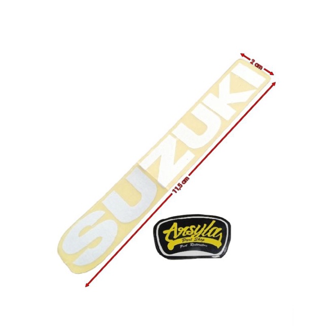 stiker sticker striping original suzuki rc100 bravo crystal tornado sprinter satria 2tak hiu lumba a