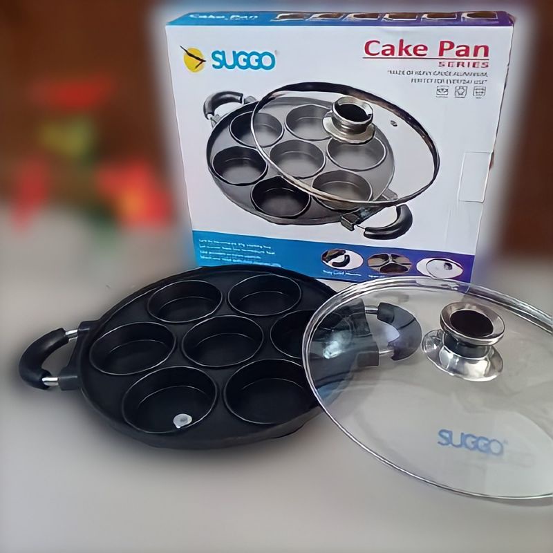 (COD)SUGGO cetakan martabak mini/takoyaki 7 lubang anti lengket