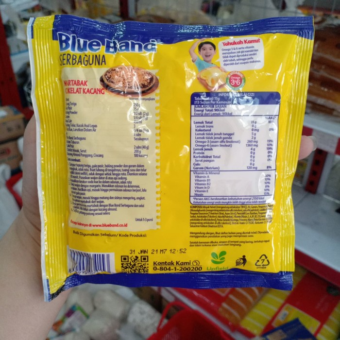 

fe20011vv Blueband Margarine 200G Xa201As