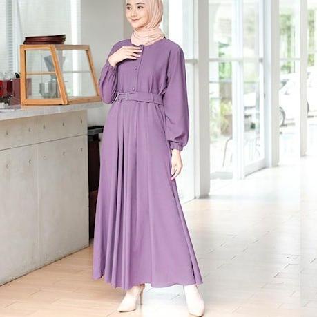 Pakaian Remaja2021 Model GamisKekinian Fashion Muslim Warna Hitam Kuwalitas Tebaik Adem Dan Simpel –