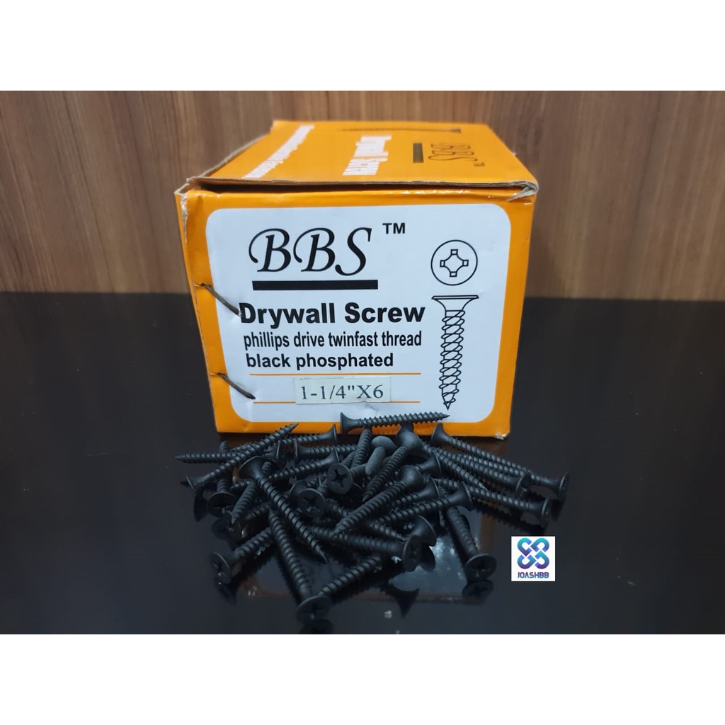 Sekrup Gypsum Baja / Baut Skrup Kayu Drywall Screw 900gr 1 kotak