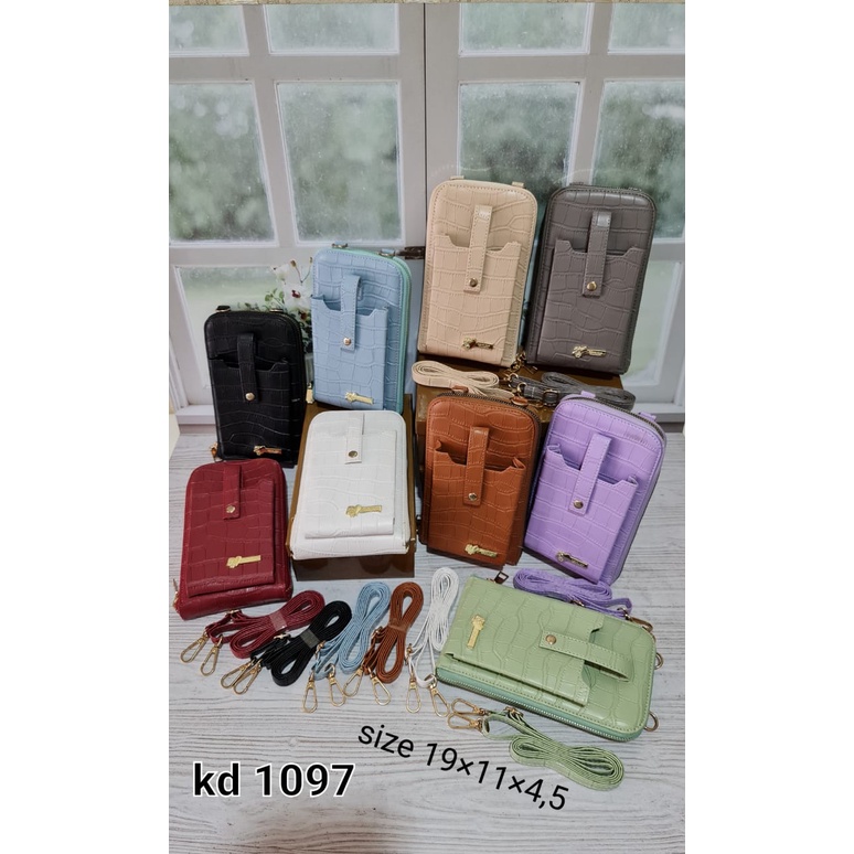 Tas Hp Selempang Forever Young Kode 1097 Bahan Kulit Croco Rest 1 Branded High Quality