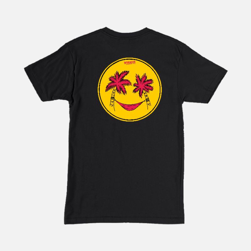 Wheelger Smile Tshirt - Black (KAOS GUNUNG)