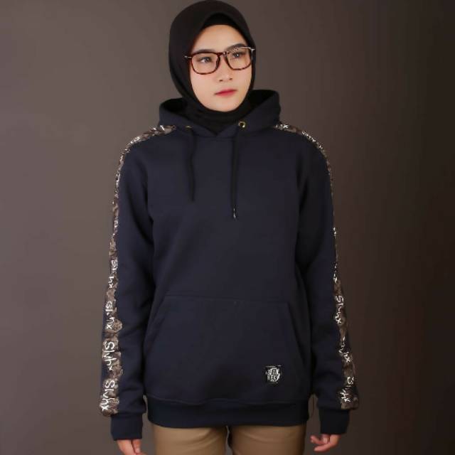 JAKET SWEATER HOODIE PLAT LOGO SLVHX