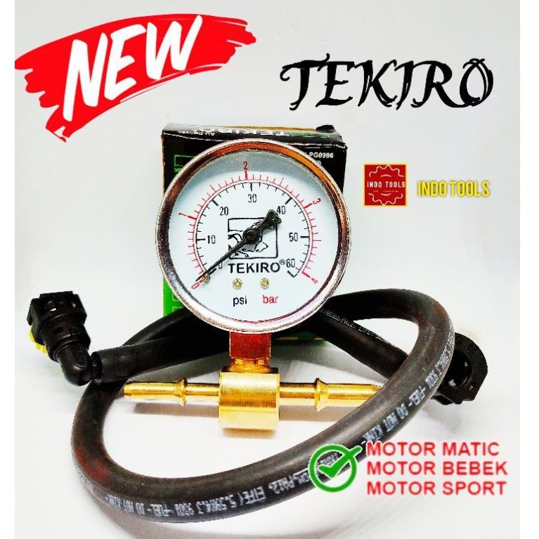 terbaru ALAT UKUR TEKANAN BAHAN BAKAR FUEL PUMP TESTER FUEL PRESSURE