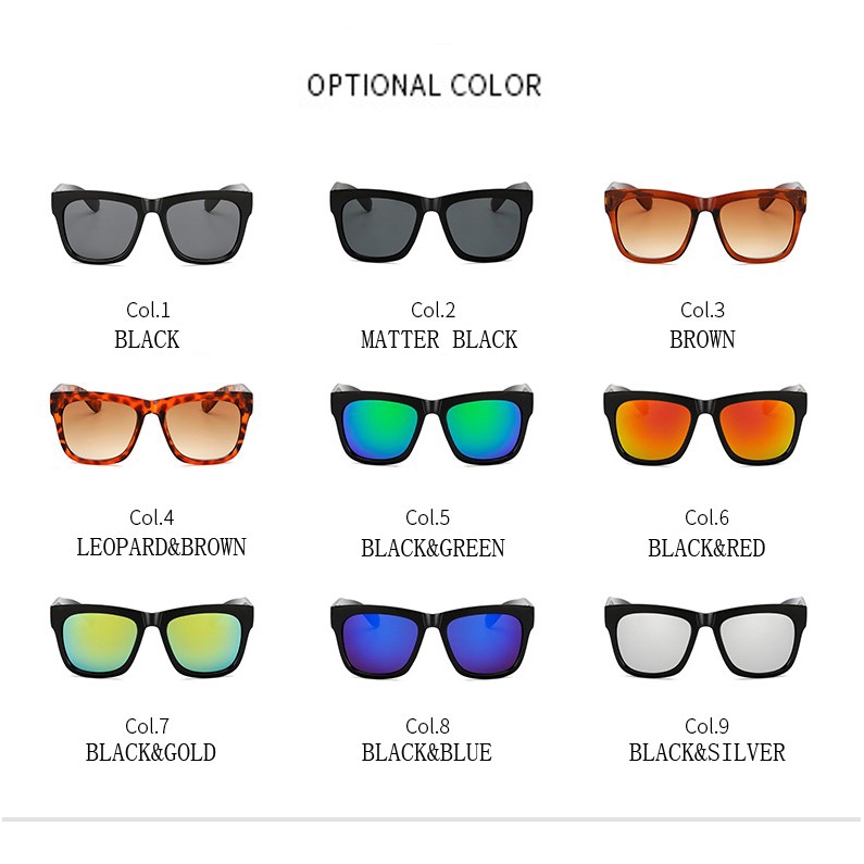 ✨Bayar Di Tempat✨Women Men Vintage Retro Glasses Unisex Fashion Aviator Mirror Lens Sunglasses-1