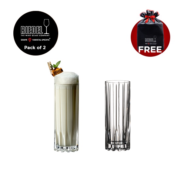 Riedel Bar Drink Specific Glassware Fizz Glass Pack of 2 Pcs