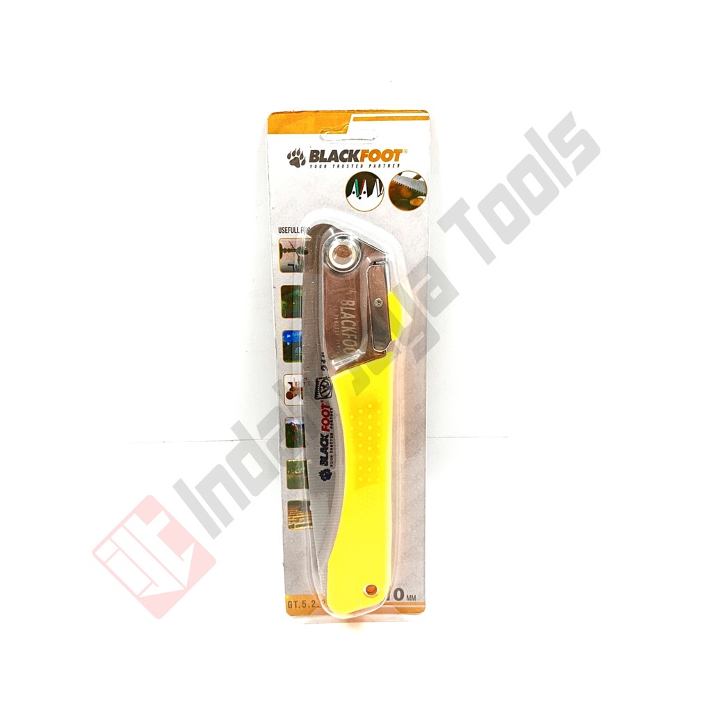 BLACKFOOT Folding Saw 210 mm Gergaji Kayu Lipat untuk Kayu Dahan Pohon