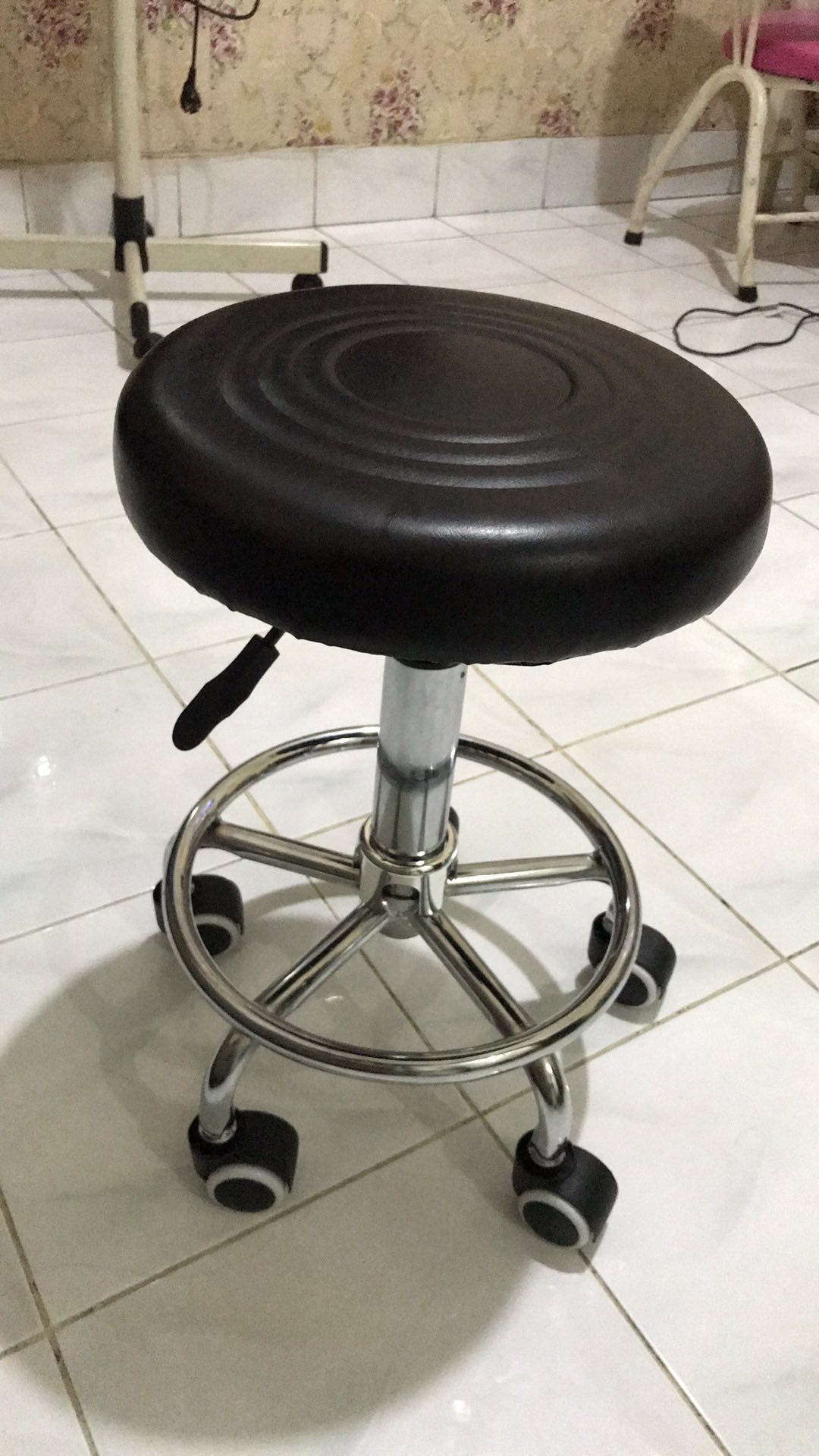 Kursi Bar Minimalis Barstool Chair Kursi Makan Kursi Salon Bundar Kursi Kaki Roda