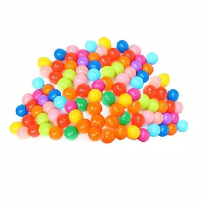 mainan mandi bola warna warni isi 25 pcs