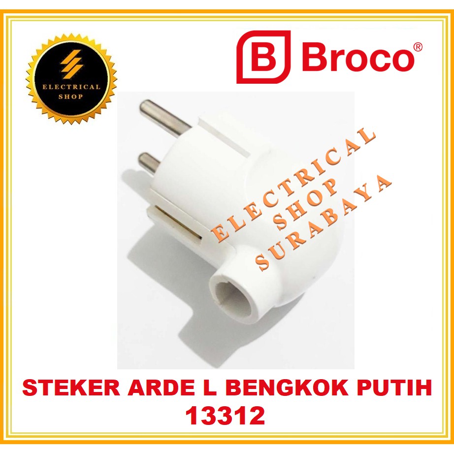 BROCO STEKER ARDE BENGKOK L PUTIH 13312 (TERSEDIA HARGA GROSIR) L TYPE 1331255