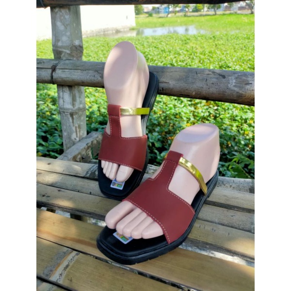 Sandal Selop Teplek Dewasa Bahan Premi Tatakan Empuk (Febby 02)