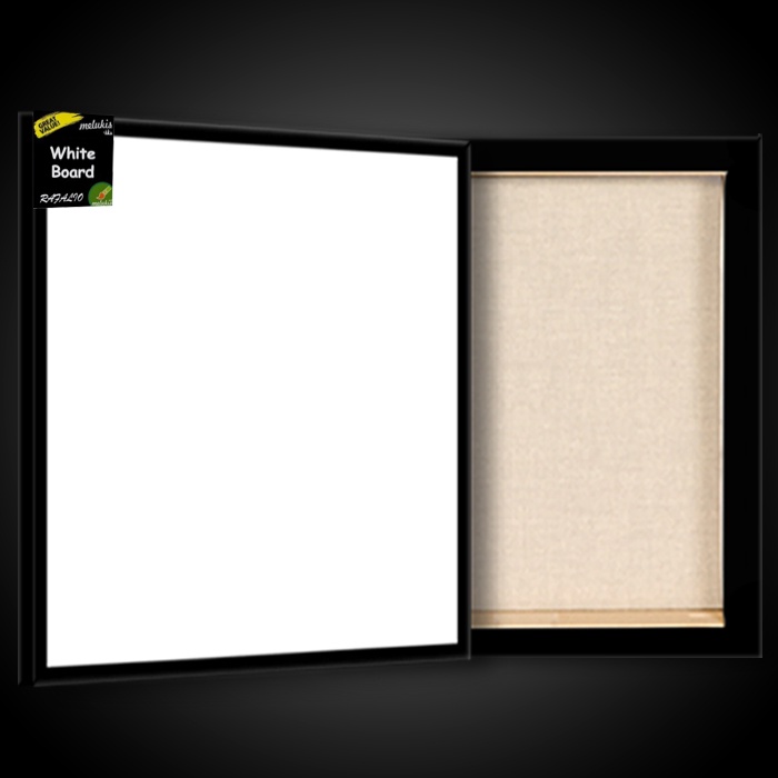 

White Board Melamin Papan Tulis Putih By Ravalio 80x100 cm
