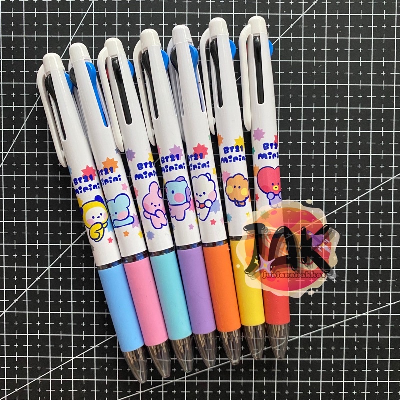 

Ready - BT21 Minini 3 Color Ball Pen