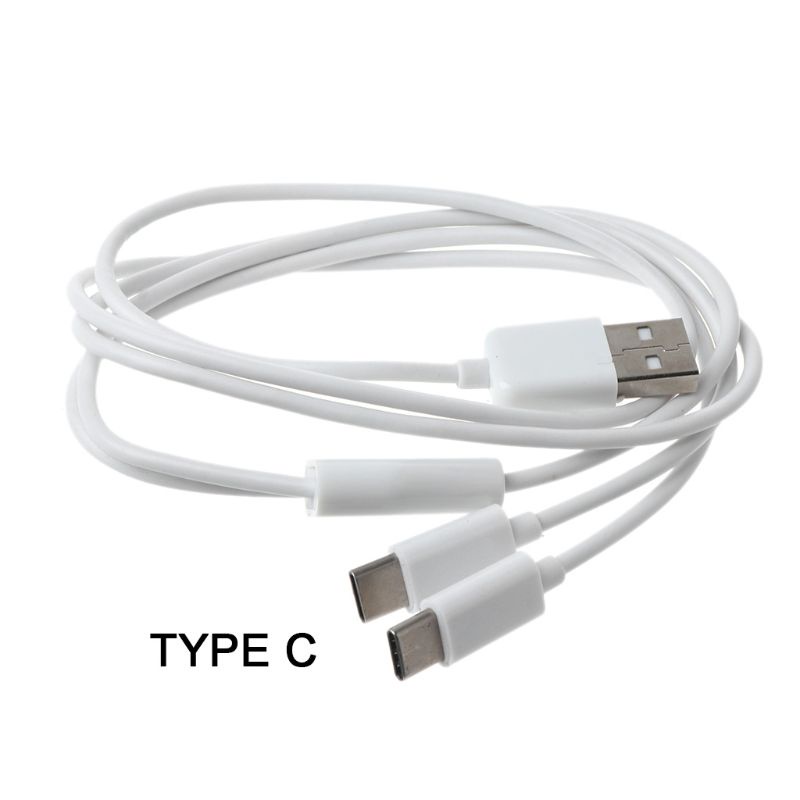 VIVI   Portable USB 2.0 Type A Male To Dual Type C Male Splitter Y Charging Data Cable