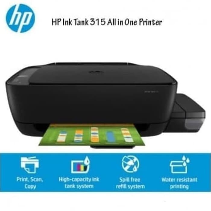 Printer Hp Ink Tank 315 All In One Print Scan Copy Shopee Indonesia