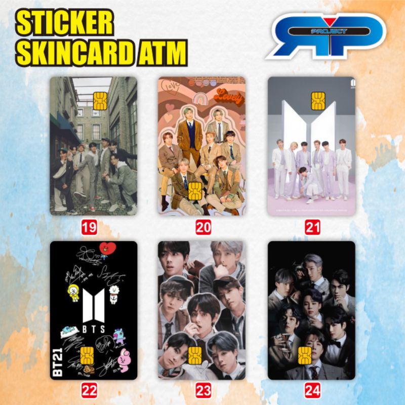 

Sticker Skin Card Kartu ATM Flazz dan e-money
