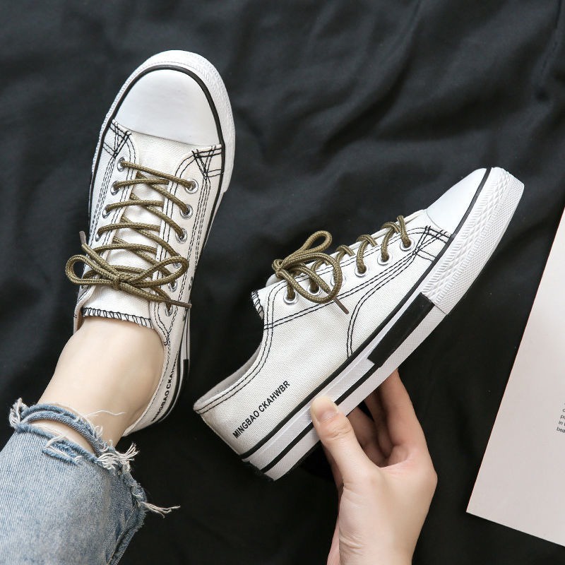 [SEPATU.IMPORT88] Sepatu Wanita Sneakers Tali Kanvas Model Terbaru 2021 Trendy dan Elegan SP 510