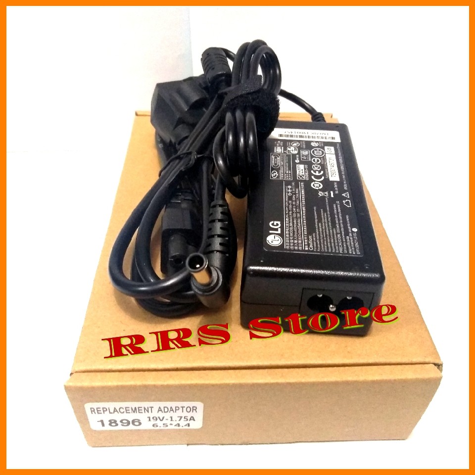 Adaptor Charger TV Monitor LG Original 19V 2.1A 6.5x4.4mm Jarum