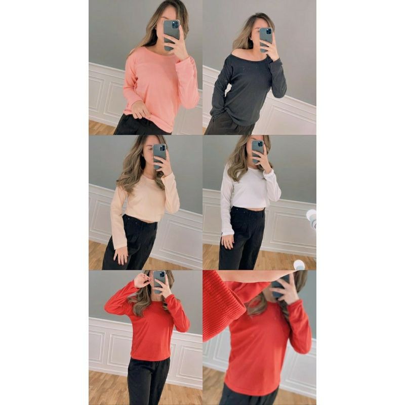 Arifirn - Clarissa Top Knit RIB | Baju Atasan Sweater Wanita Murah