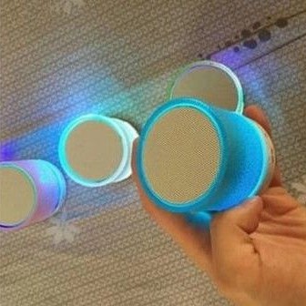 Speaker Bluetooth BOF2 LED Mini Praktis S10 Speaker Retak Fashion