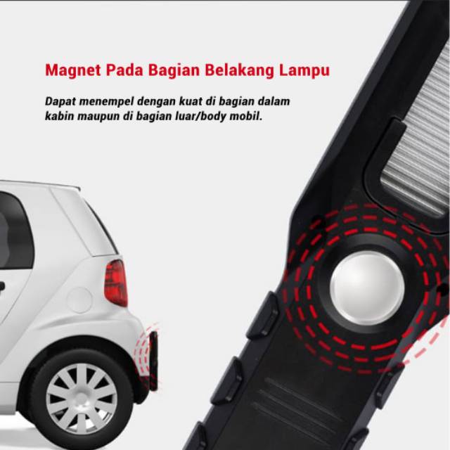 Lampu senter camping magnet gantung serbaguna AYOTO WL 01 cas an