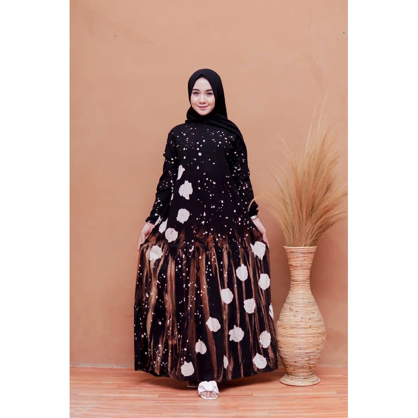 Gamis Twill Rayon Malaman Premium
