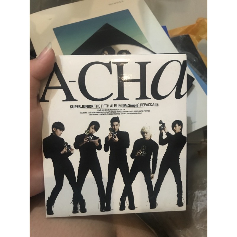 ALBUM SUPER JUNIOR A CHA / ACHA