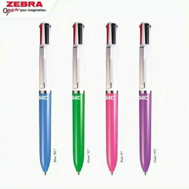 

Pulpen 4 Warna Zebra A4C Satuan