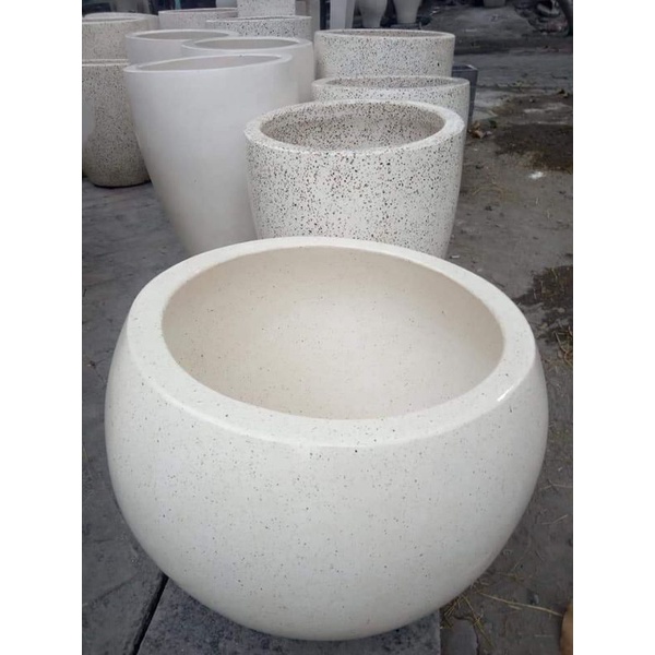 pot teraso bulat/bak mandi teraso bulat cendol dawet